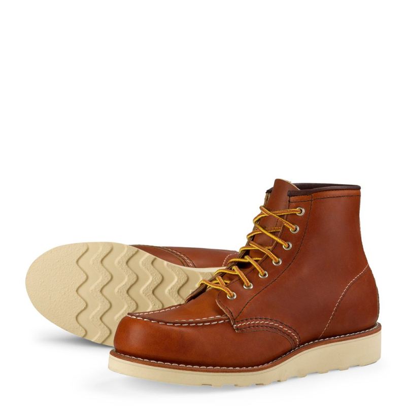 Red Wing Boots | 6-inch Classic Moc - Oro - Women's Short Boot in Oro Legacy Leather