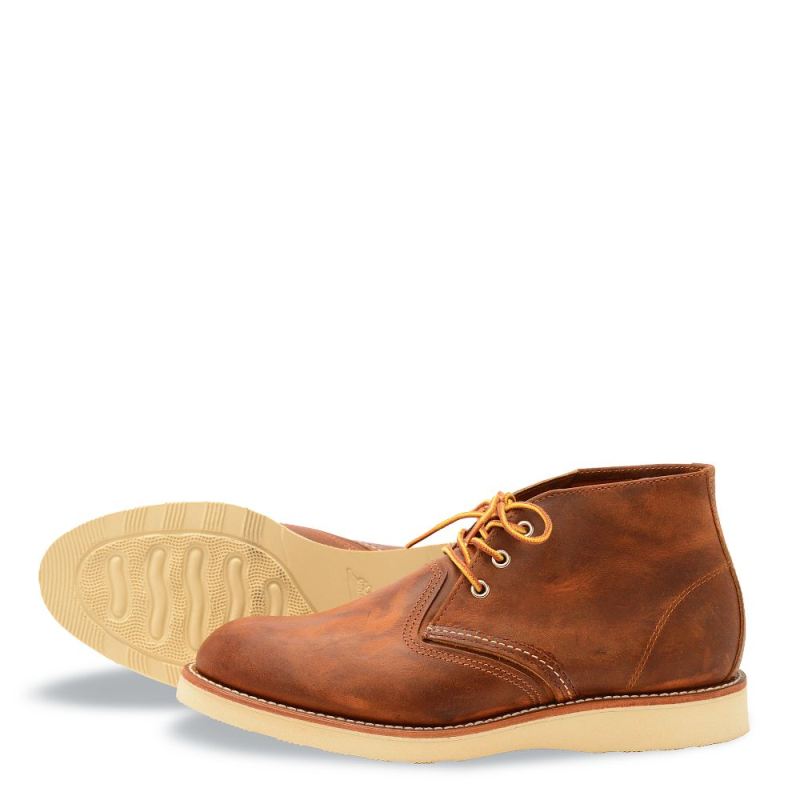 Red Wing Boots | Work Chukka | Copper - Men's Chukka in Copper Rough & Tough Leather