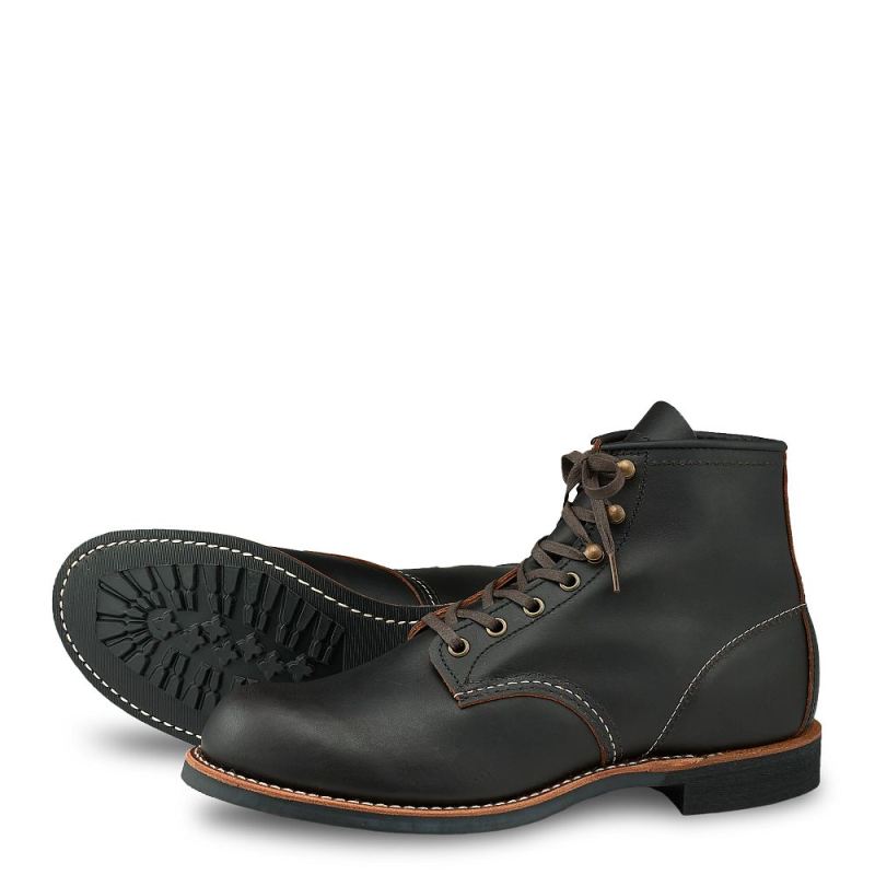Red Wing Boots | Blacksmith | Black - Men's 6-Inch Boot in Black Prairie Leather