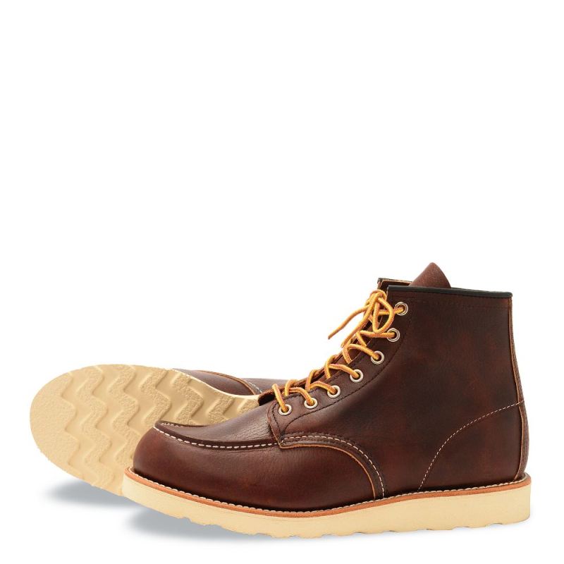 Red Wing Boots | Classic Moc - Briar - Men's 6-Inch Boot in Briar Oil-Slick Leather