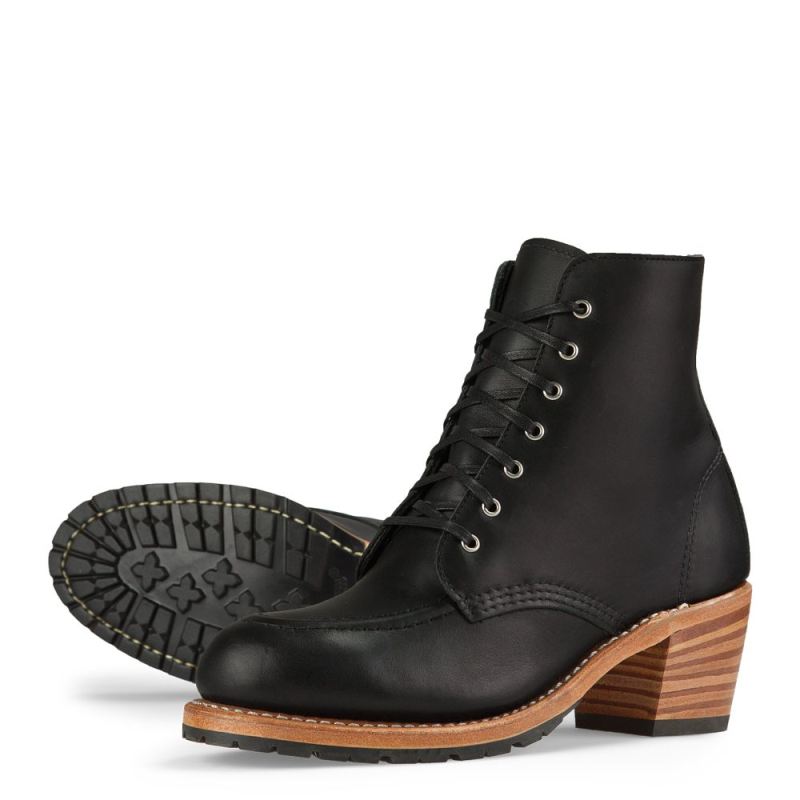 Red Wing Boots | Clara | Black - Women's Heeled Boot in Black Boundary Leather