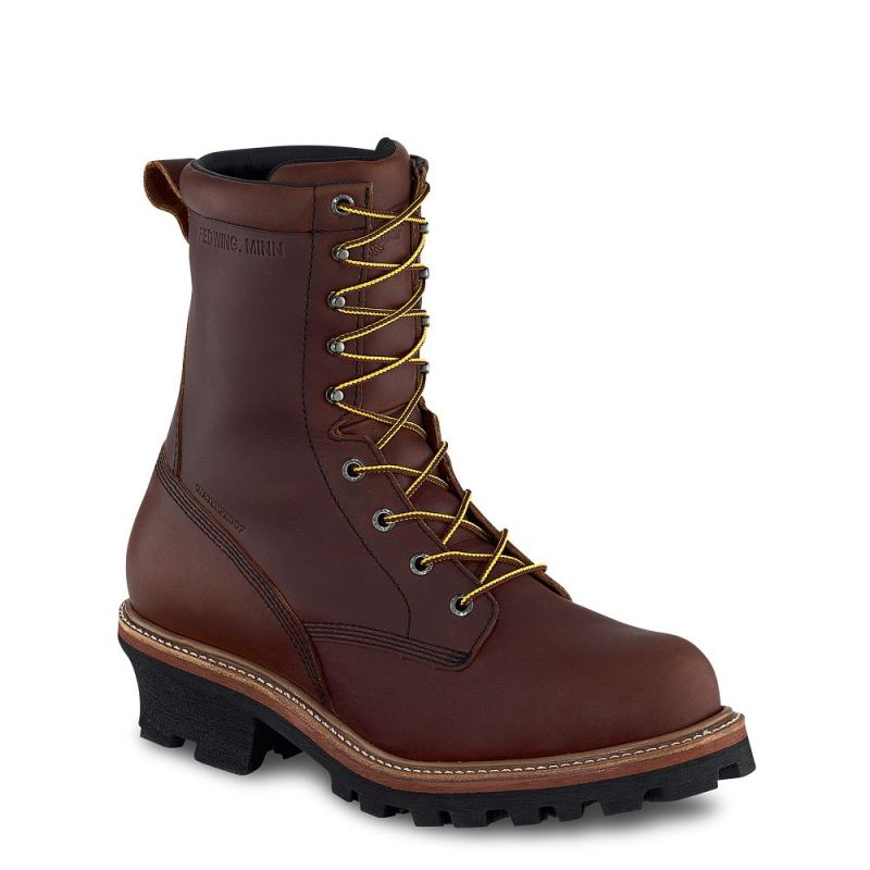 Red Wing Boots | LoggerMax - Men's 9-inch Waterproof, Soft Toe Logger Boot