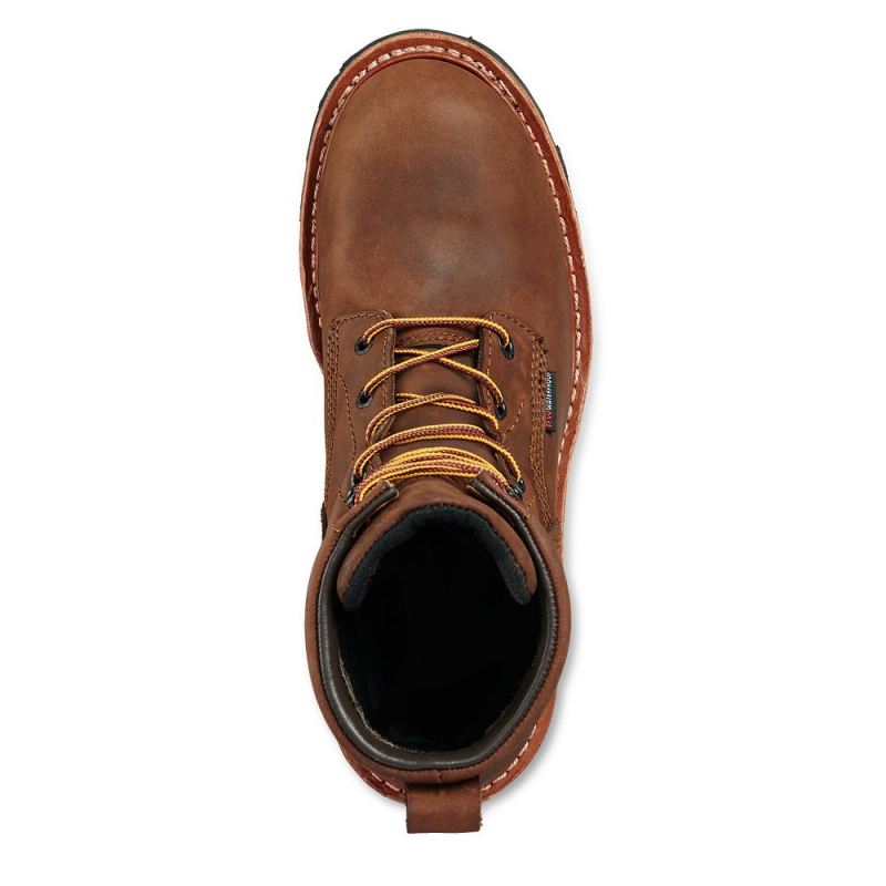 Red Wing Boots | LoggerMax - Men's 9-inch Waterproof Soft Toe Boot - Click Image to Close