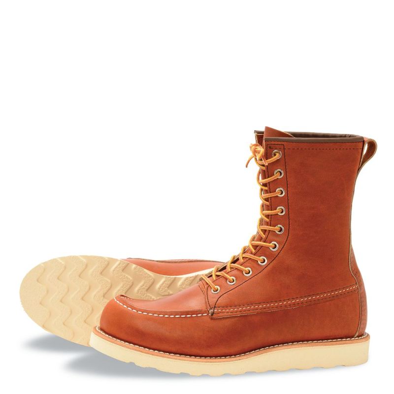 Red Wing Boots | 8-inch Classic Moc | Brown - Men's 8-Inch Boot in Oro Legacy Leather
