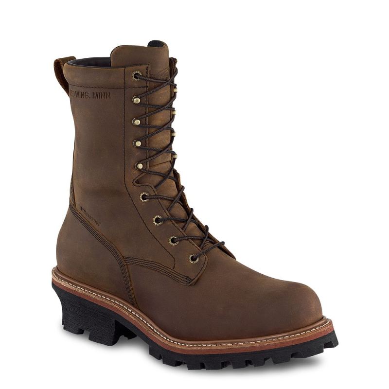 Red Wing Boots | LoggerMax - Men's 9-inch Insulated, Waterproof Safety Toe Logger Boot