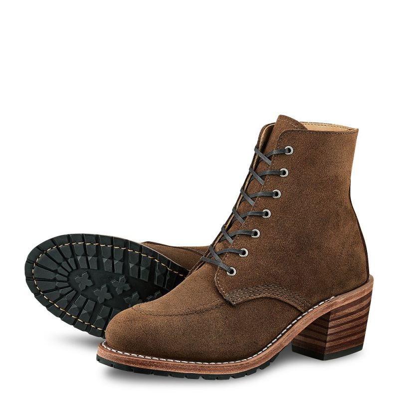 Red Wing Boots | Clara | Clove - Women's Heeled Boot in Clove Acampo Leather