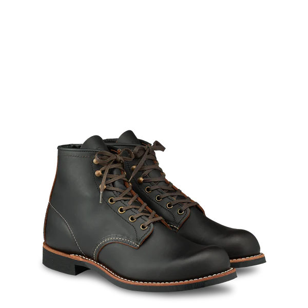 RED WING MEN'S BLACKSMITH BOOTS 3345-Black Prairie Leather