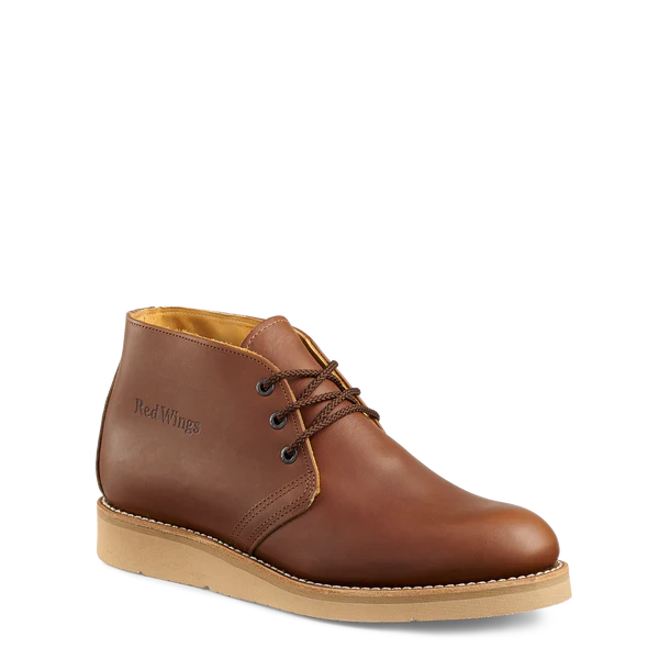 RED WING MEN'S CHUKKA BOOTS 595-Brown Norseman Leather